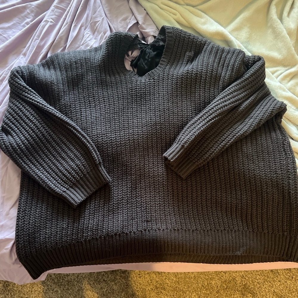 Torrid Charcoal Sweater Size 5